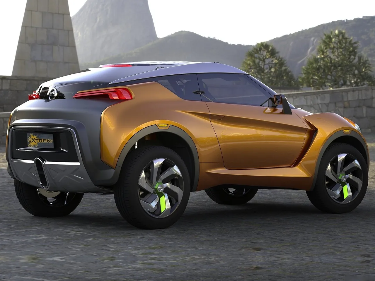 Nissan Extrem Concept (2012) – zadní tříčtvrteční pohled