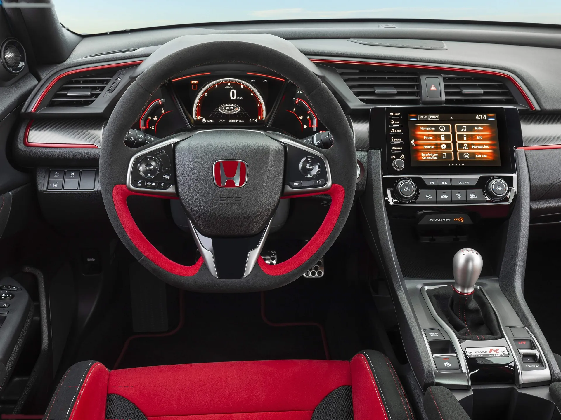 Honda Civic Type R (2020) – interiér