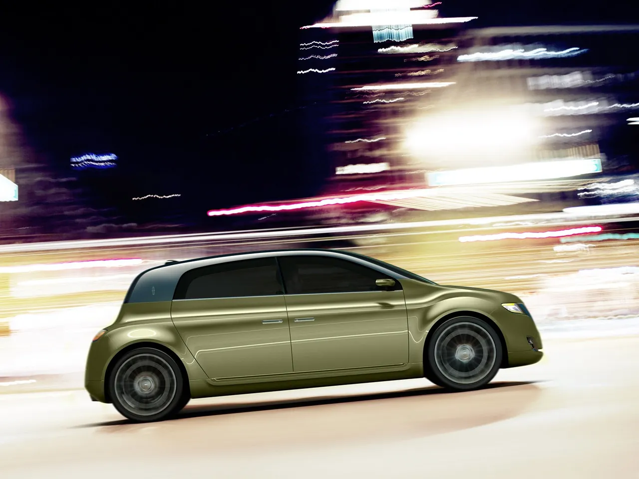 Lincoln C Concept (2009) – boční profil