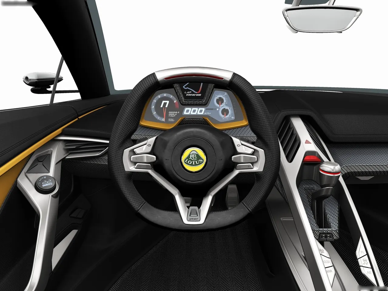 Lotus Elise Concept (2010) – interiér