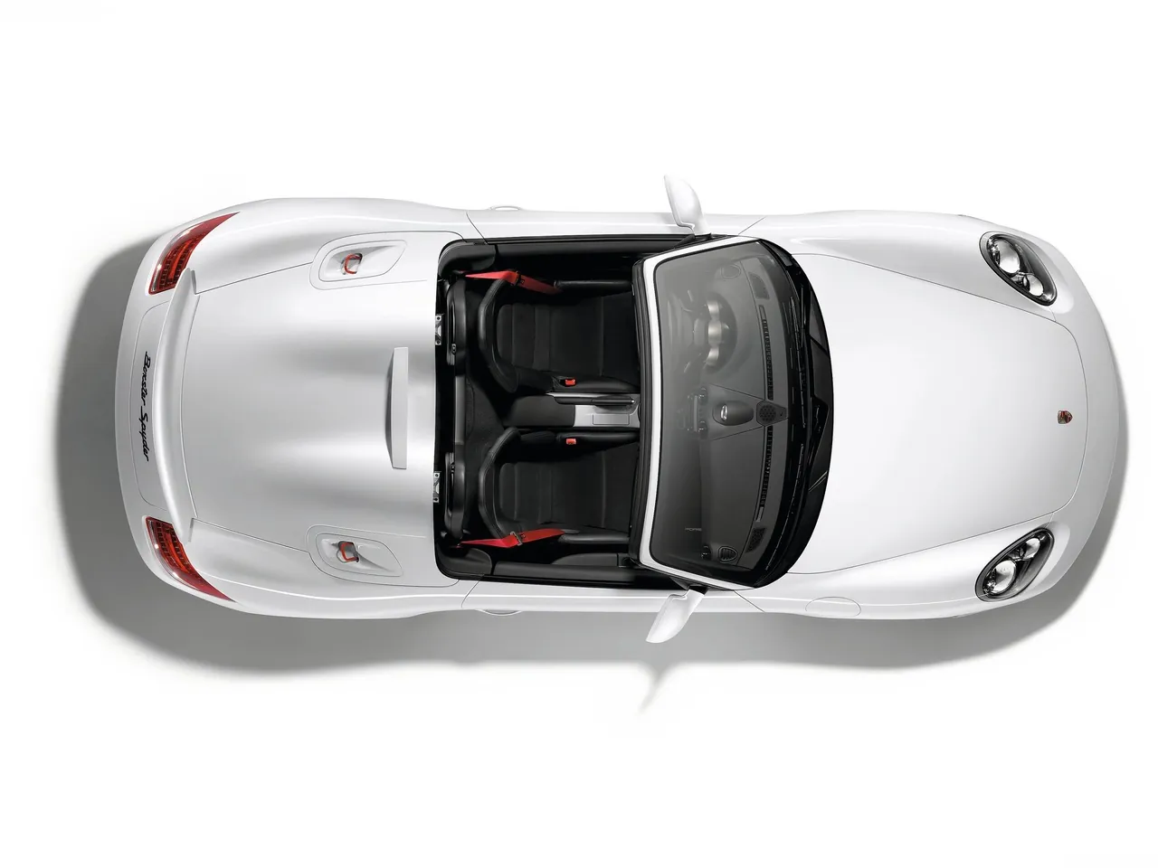 Porsche Boxster Spyder (2010) - Top view