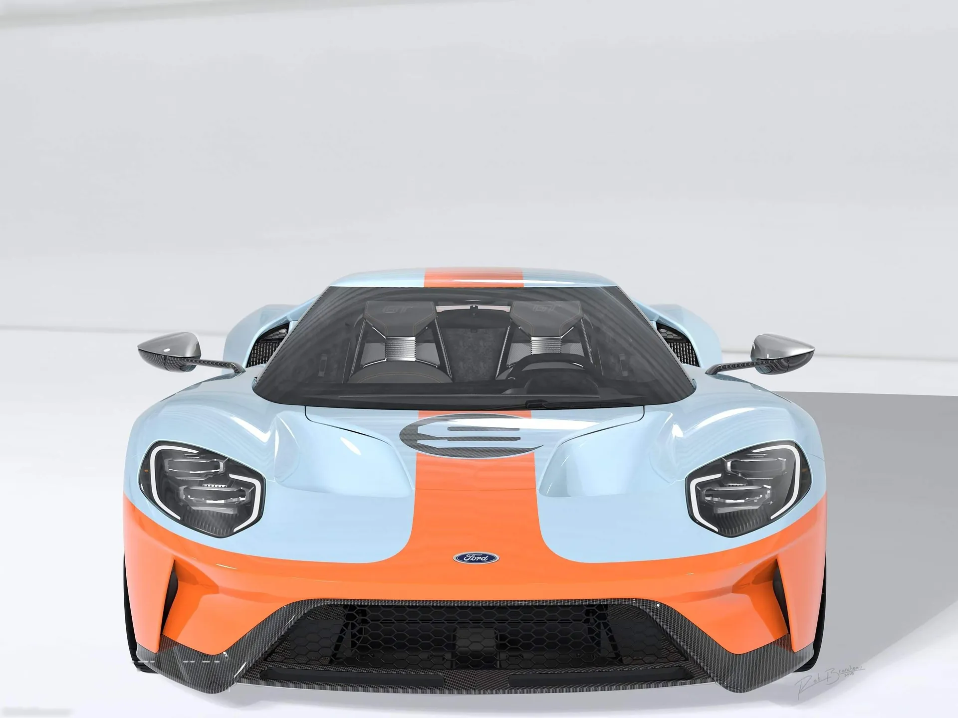 Ford GT Heritage Edition (2019) – zepředu