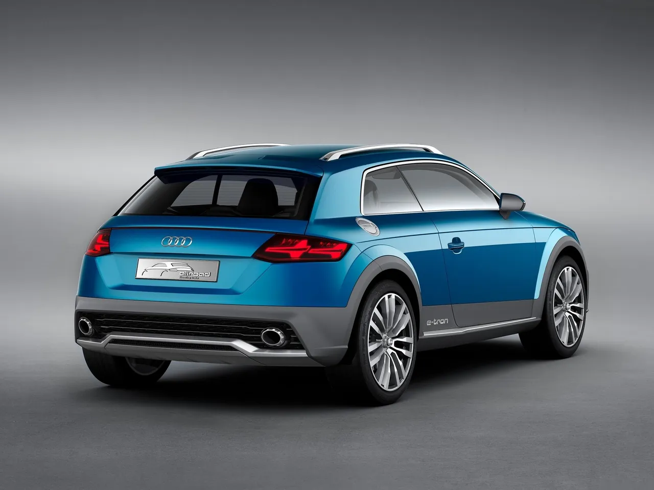 Audi Allroad Shooting Brake Concept (2014) – zadní tříčtvrteční pohled