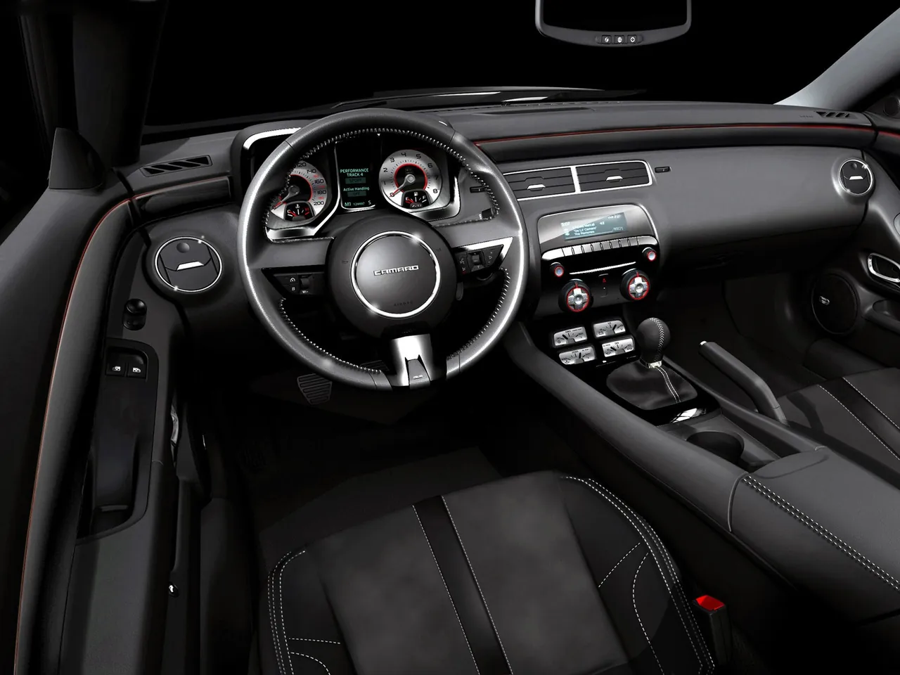 Chevrolet Camaro Black Concept (2008) – interiér