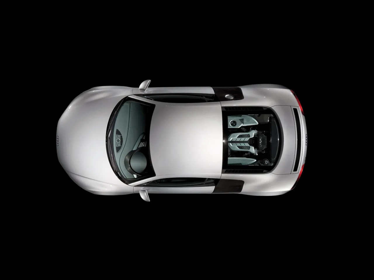 Audi R8 (2007) – pohled shora