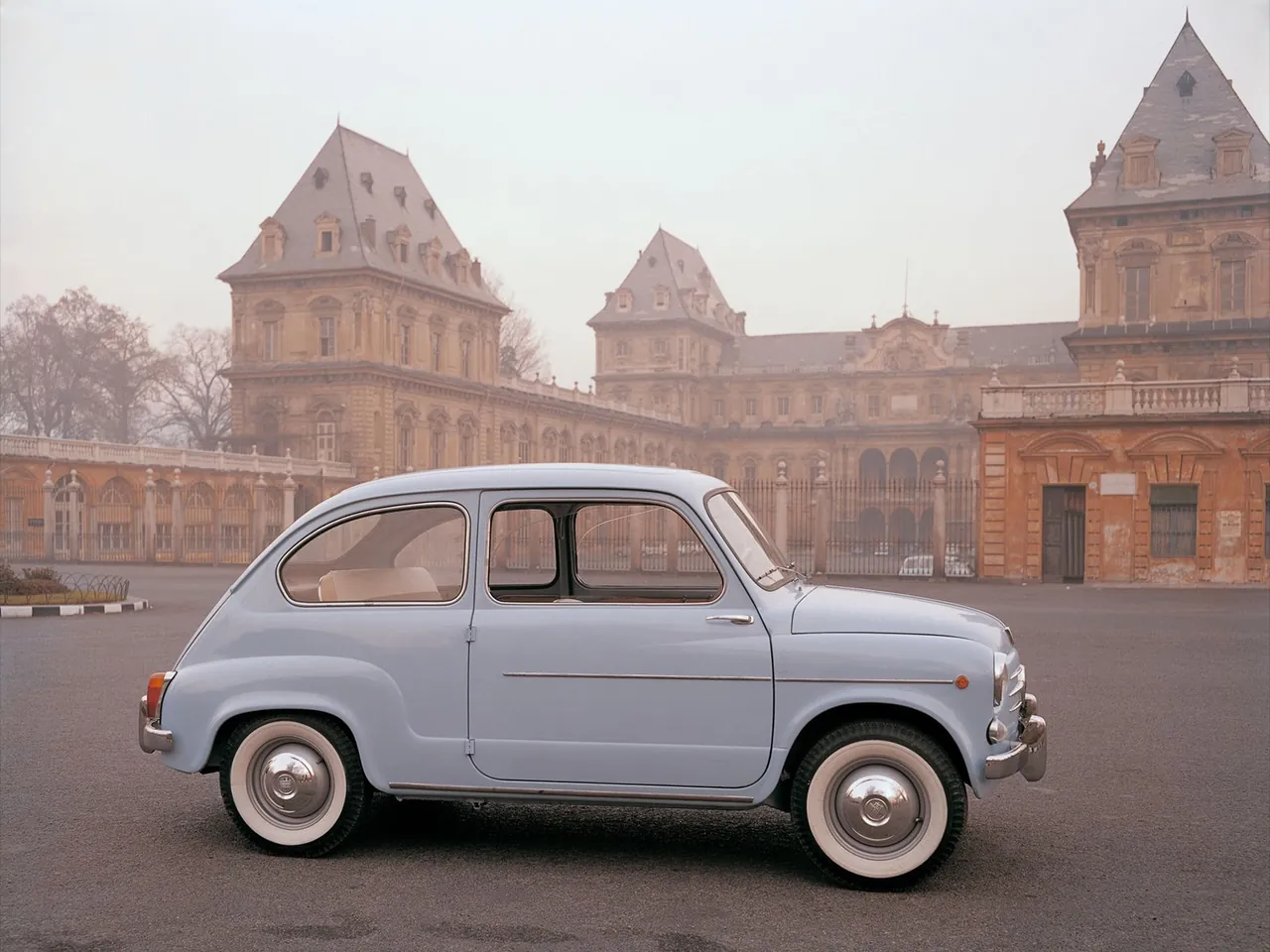 Fiat 600 (1955) – boční profil