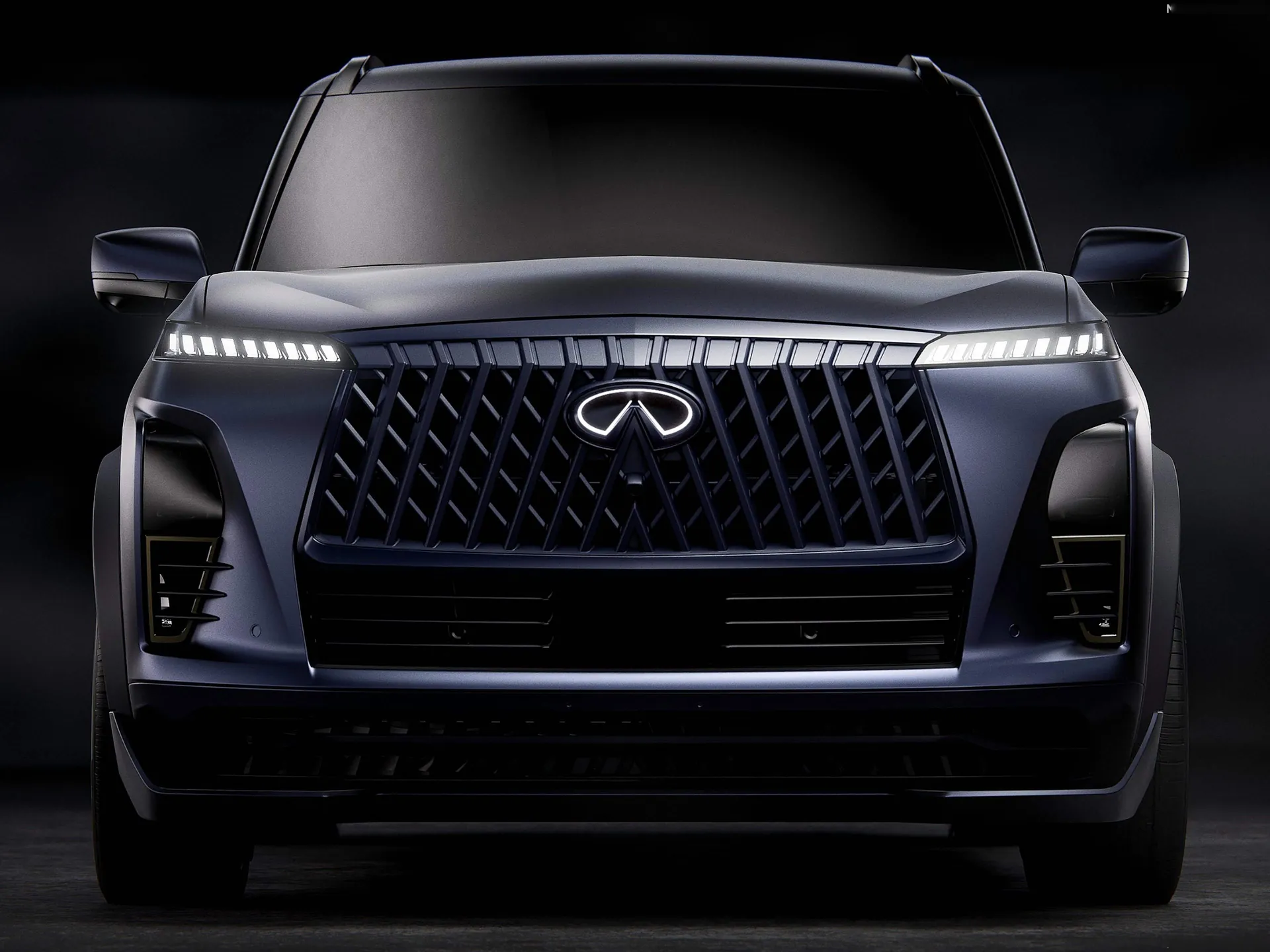 Infiniti QX80 Track Spec Concept (2025) – zepředu