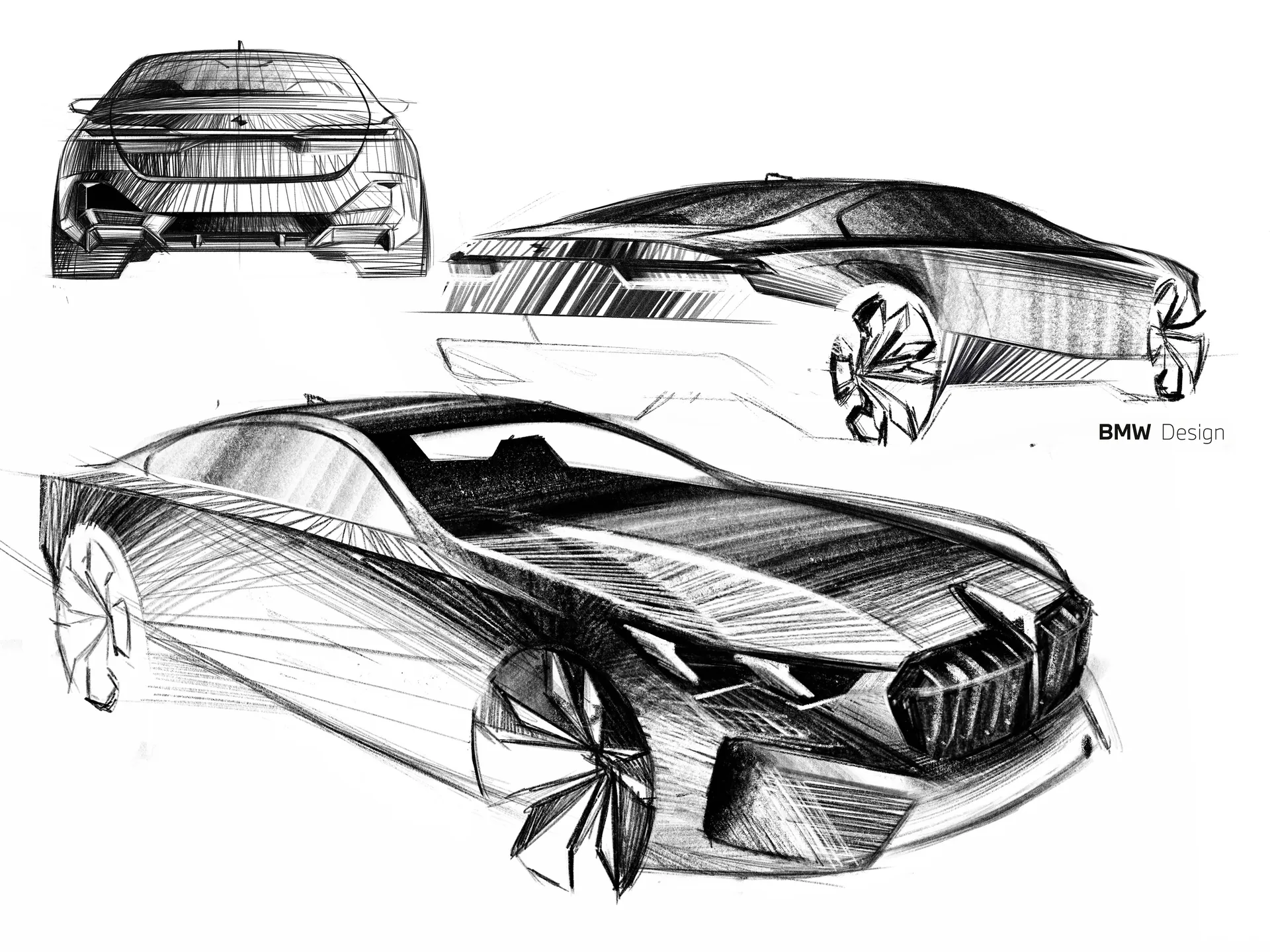 BMW 5-Series (2024) – designové skici