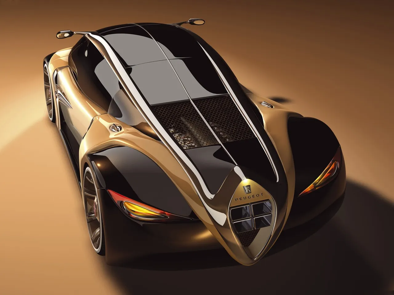 Peugeot 4002 Concept (2003) – zadní tříčtvrteční pohled