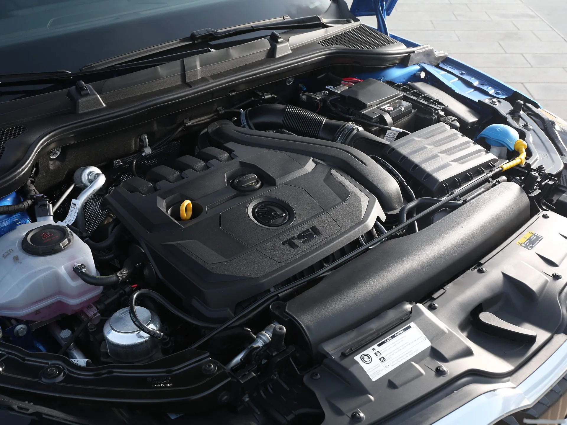 Skoda Scala (2019) – motorový prostor