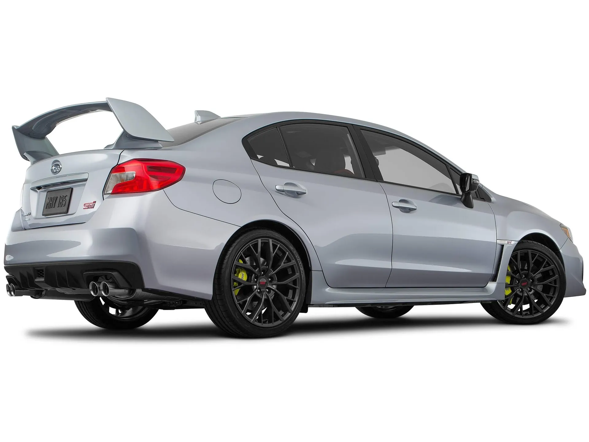 Subaru WRX STI (2018) – zadní tříčtvrteční pohled