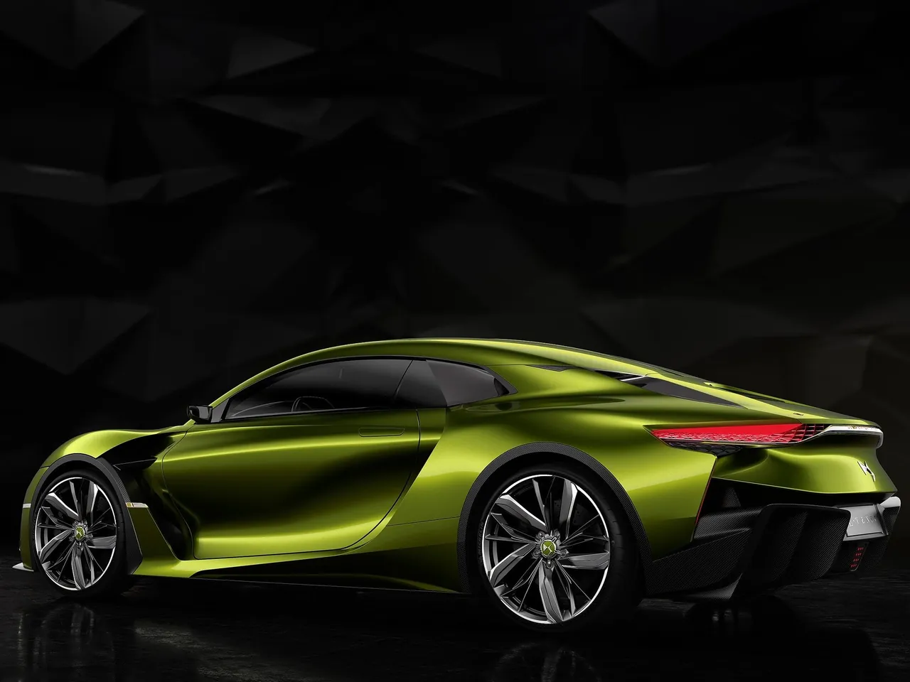 DS E-Tense Concept (2016) – zadní pohled