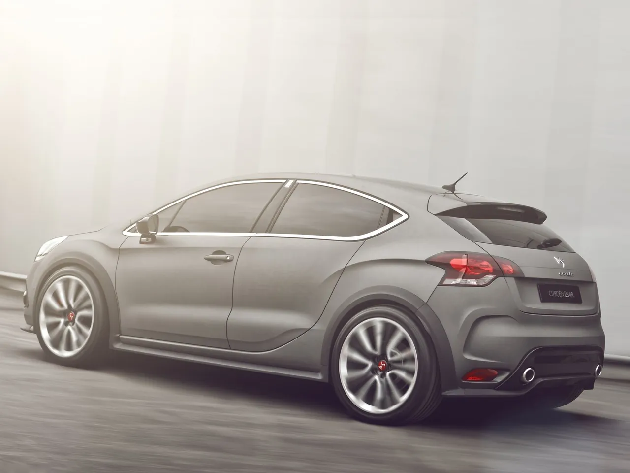Citroen DS4 Racing Concept (2012) – zadní tříčtvrteční pohled