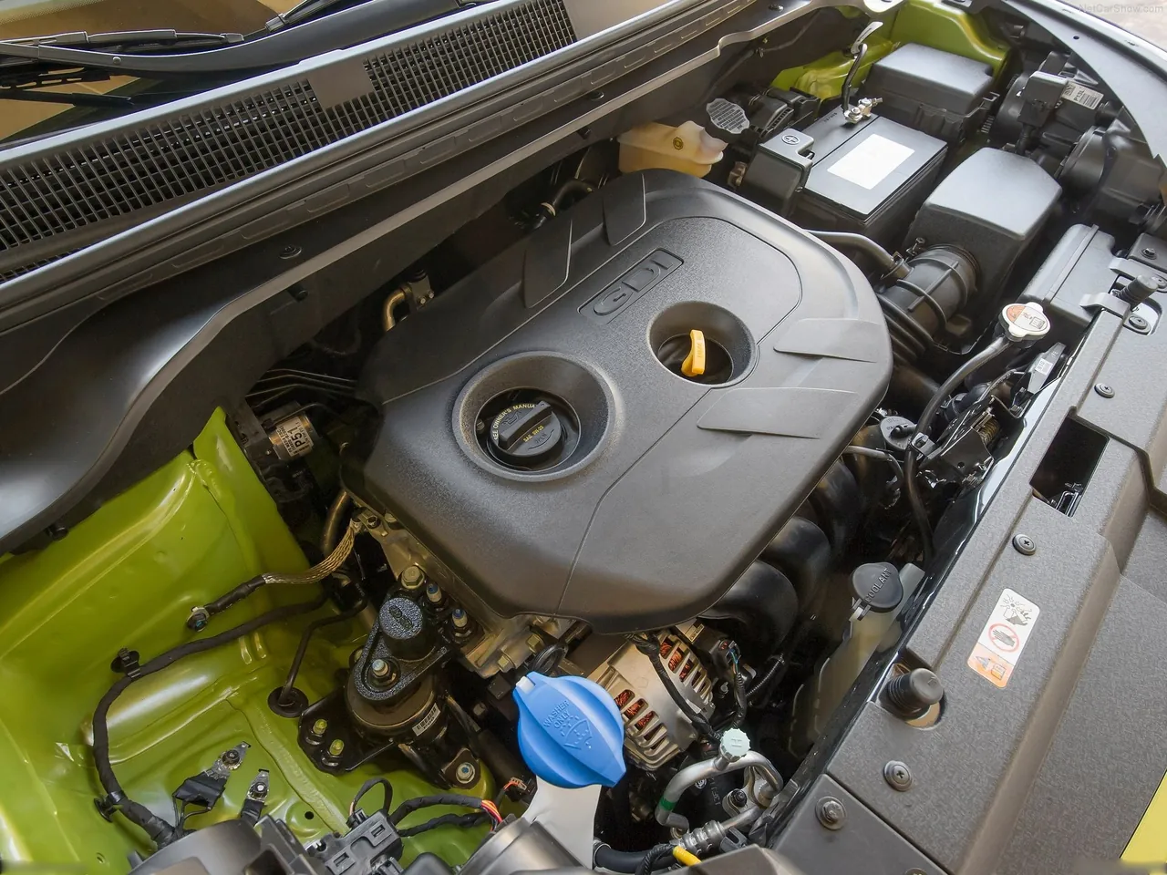 Kia Soul (2014) – motorový prostor