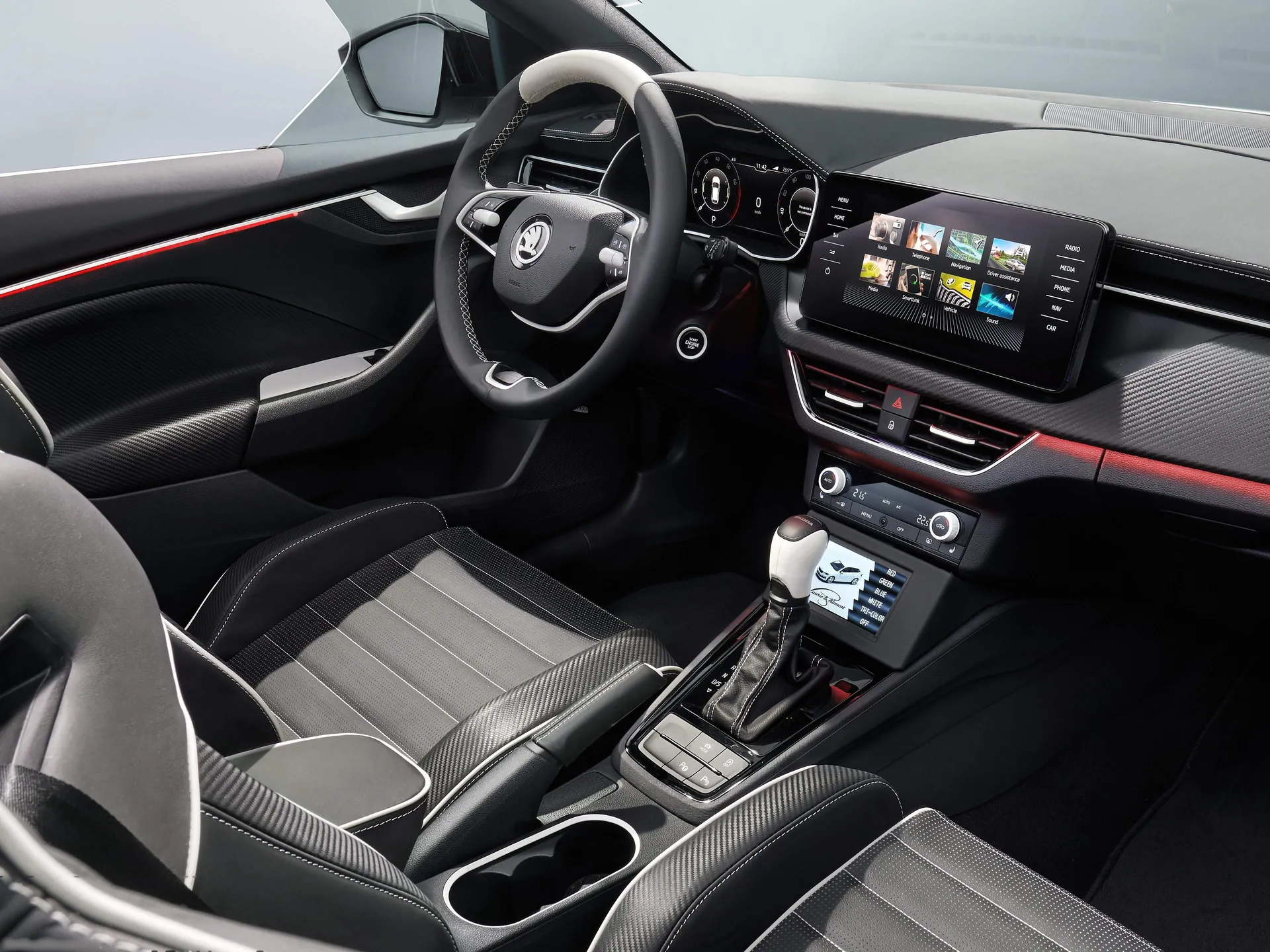 Skoda Slavia Concept (2020) – interiér