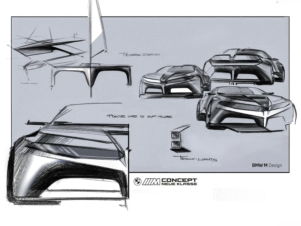 BMW M Neue Klasse Concept (2026) – designové skici