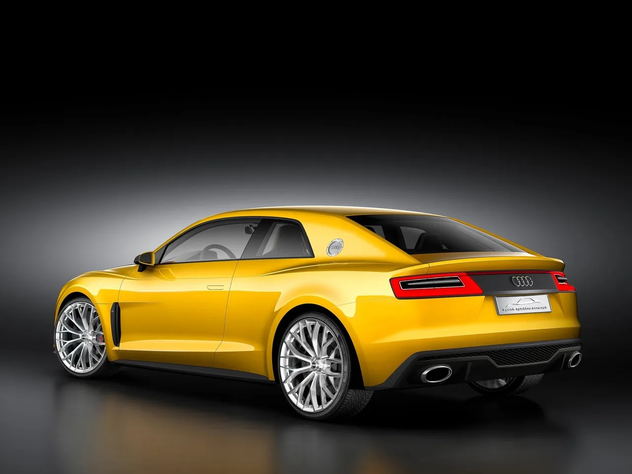 Audi Sport quattro Concept (2013) – zadní tříčtvrteční pohled