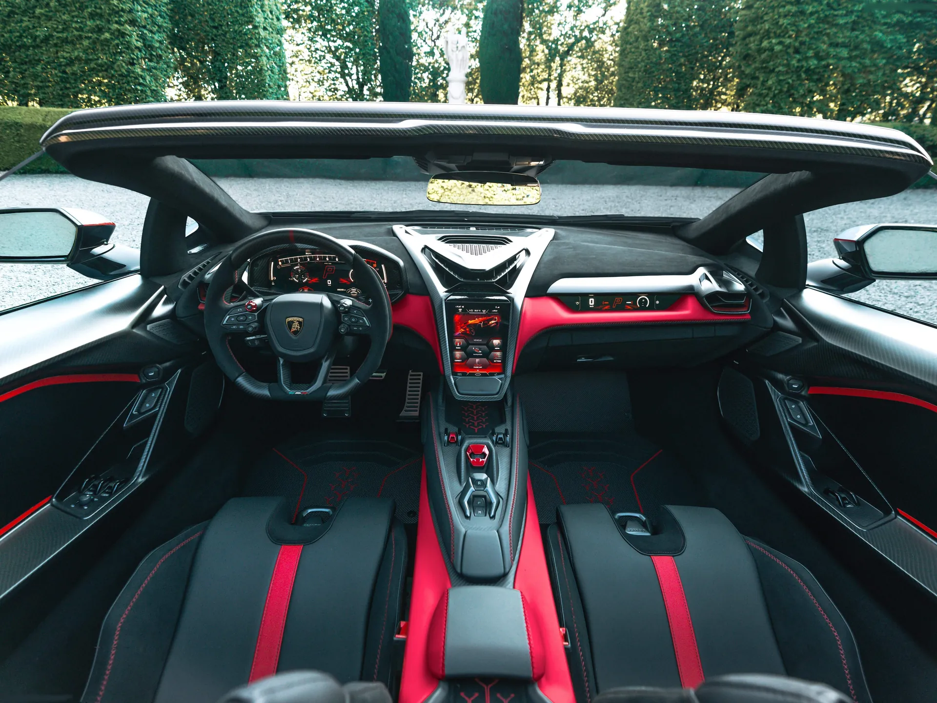 Lamborghini Fenomeno Roadster (2027) – interiér