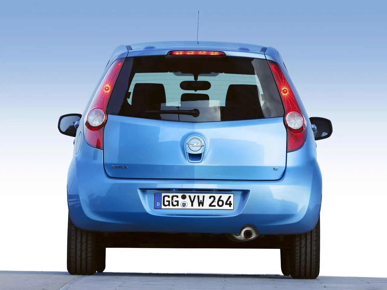 Opel Agila (2008) – zezadu