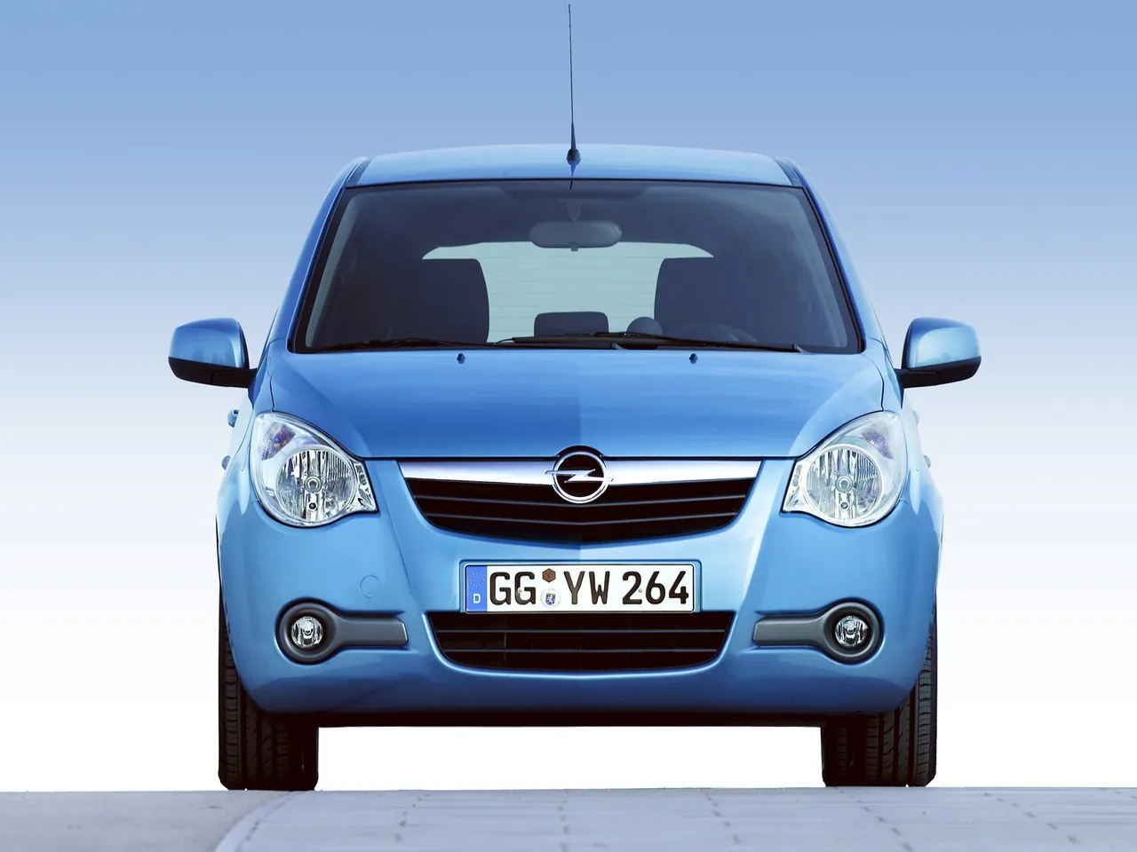 Opel Agila (2008) – zepředu