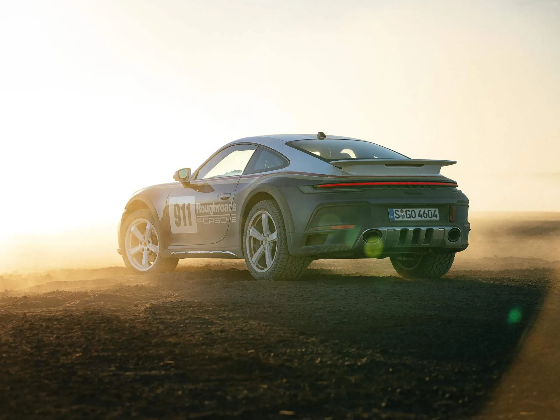 Porsche 911 Dakar Rallye Design Package (2023) - Rear Three-Quarter