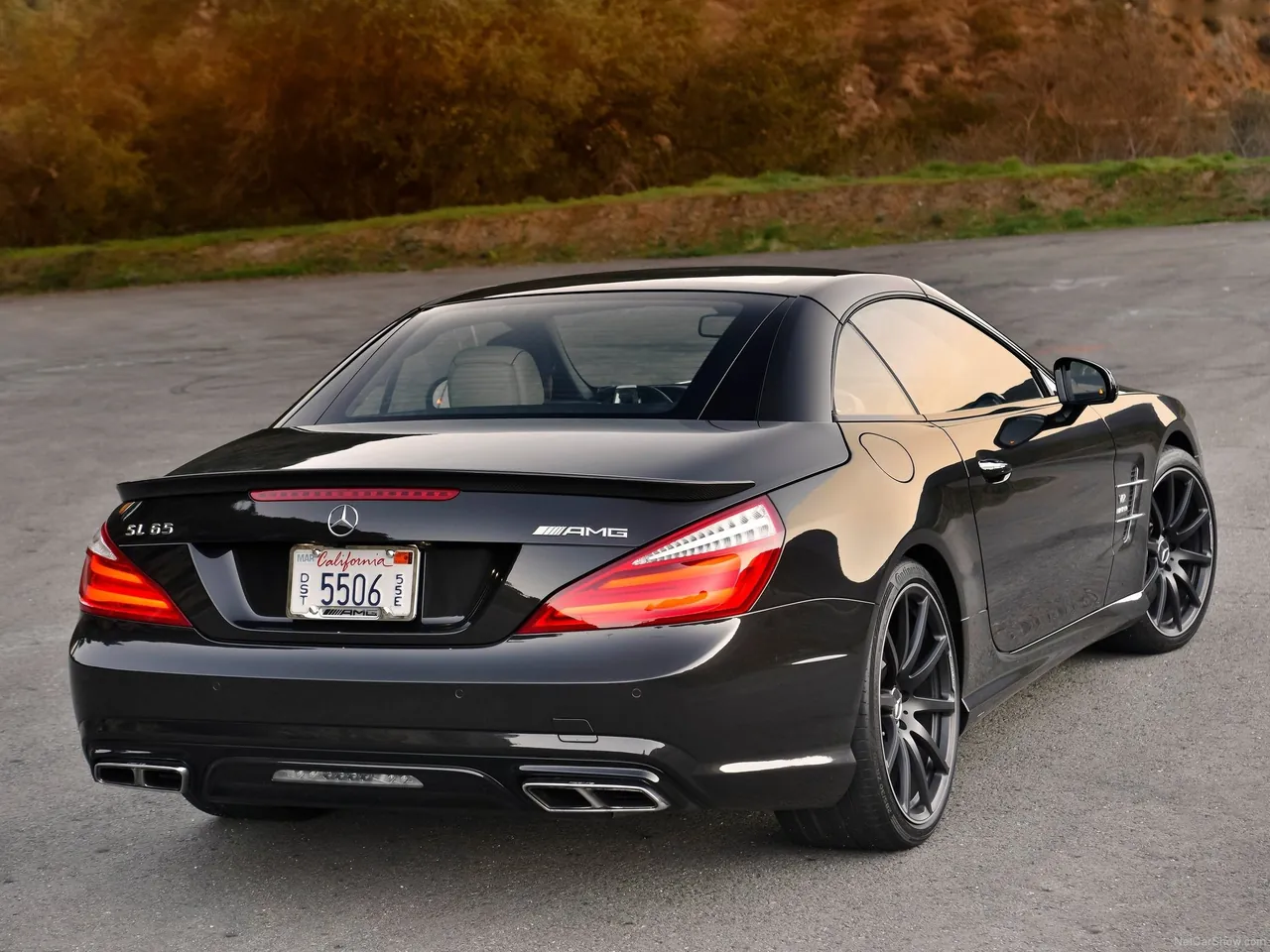 Mercedes-Benz SL65 AMG (2013) – zadní tříčtvrteční pohled