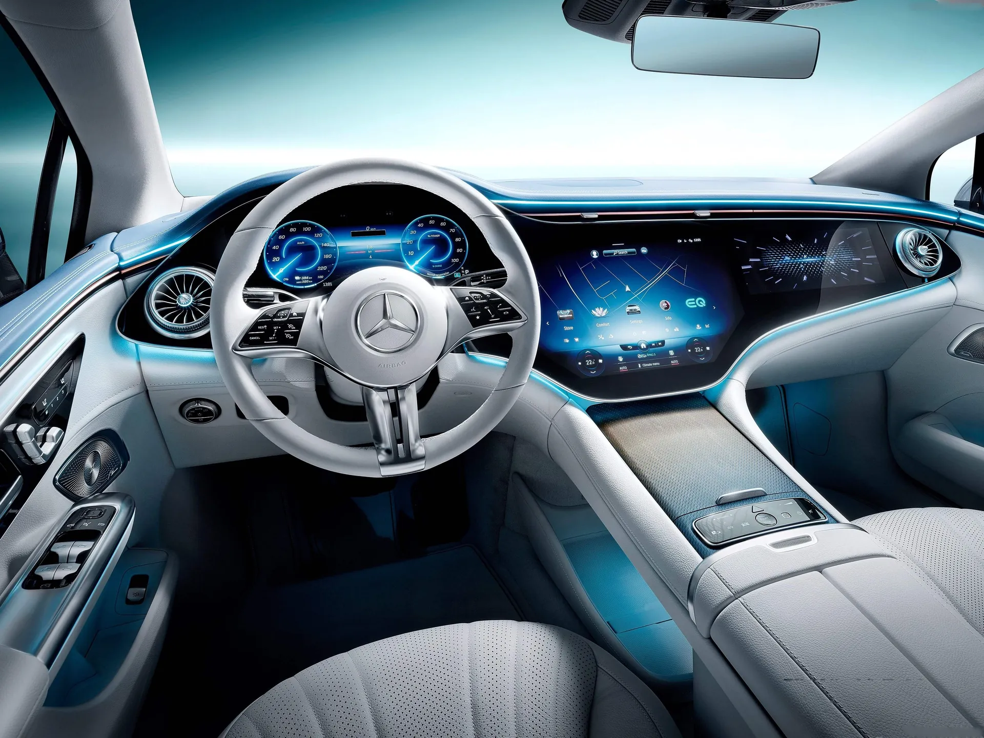 Mercedes-Benz EQE (2023) – interiér