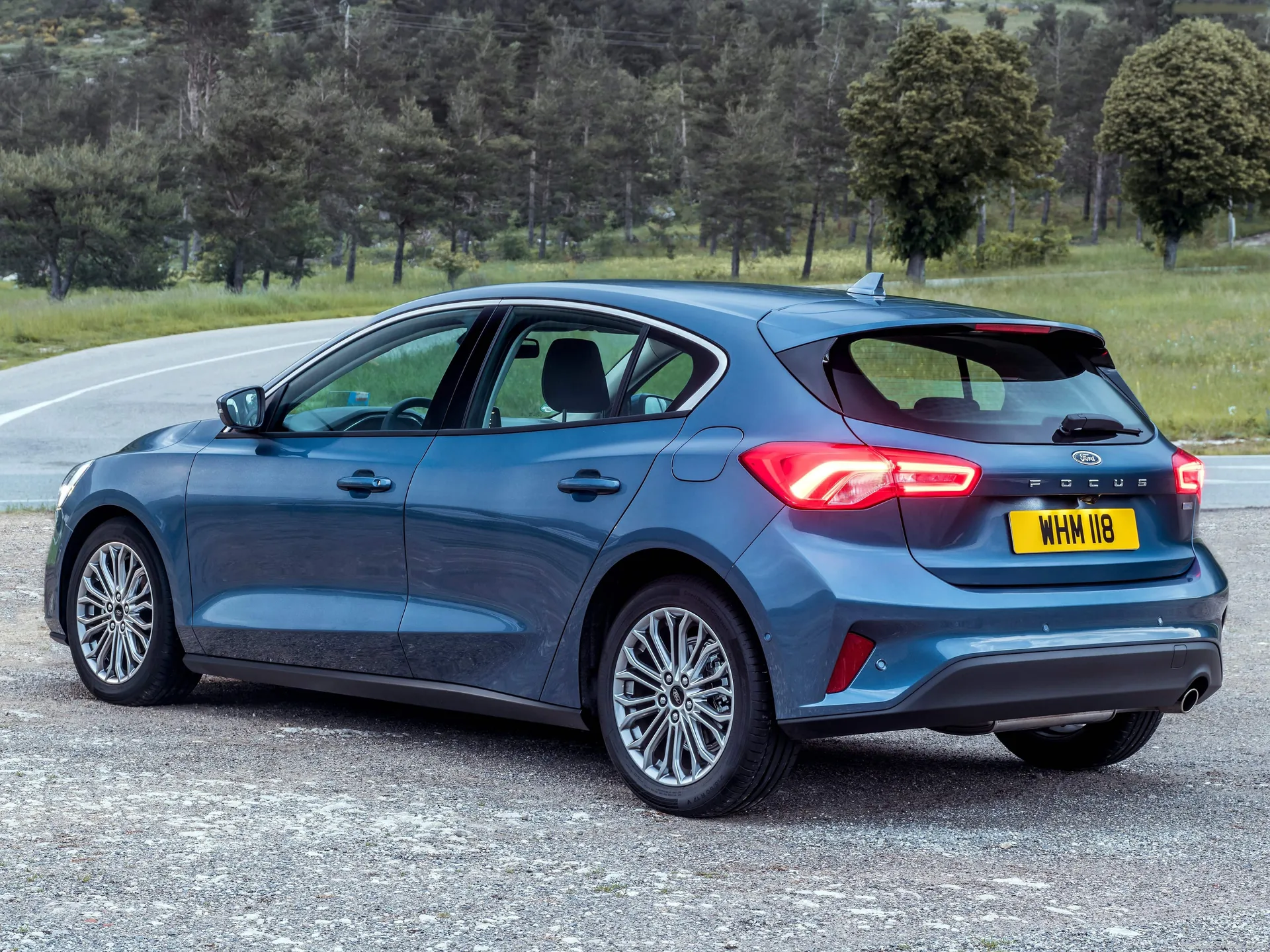 Ford Focus (2019) – zadní tříčtvrteční pohled