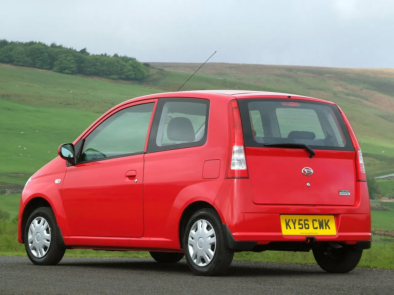 Daihatsu Charade (2006) – zadní tříčtvrteční pohled