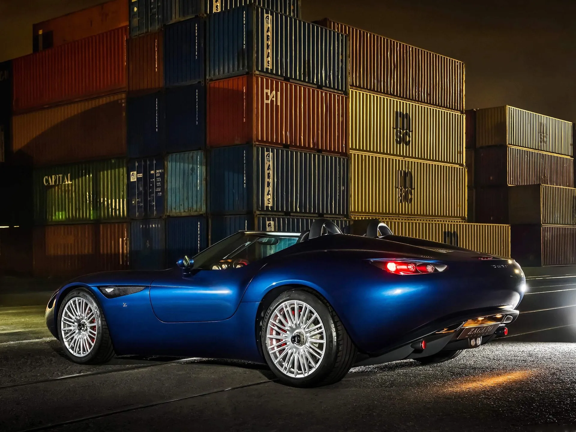 Zagato Mostro Barchetta (2022) – zadní tříčtvrteční pohled