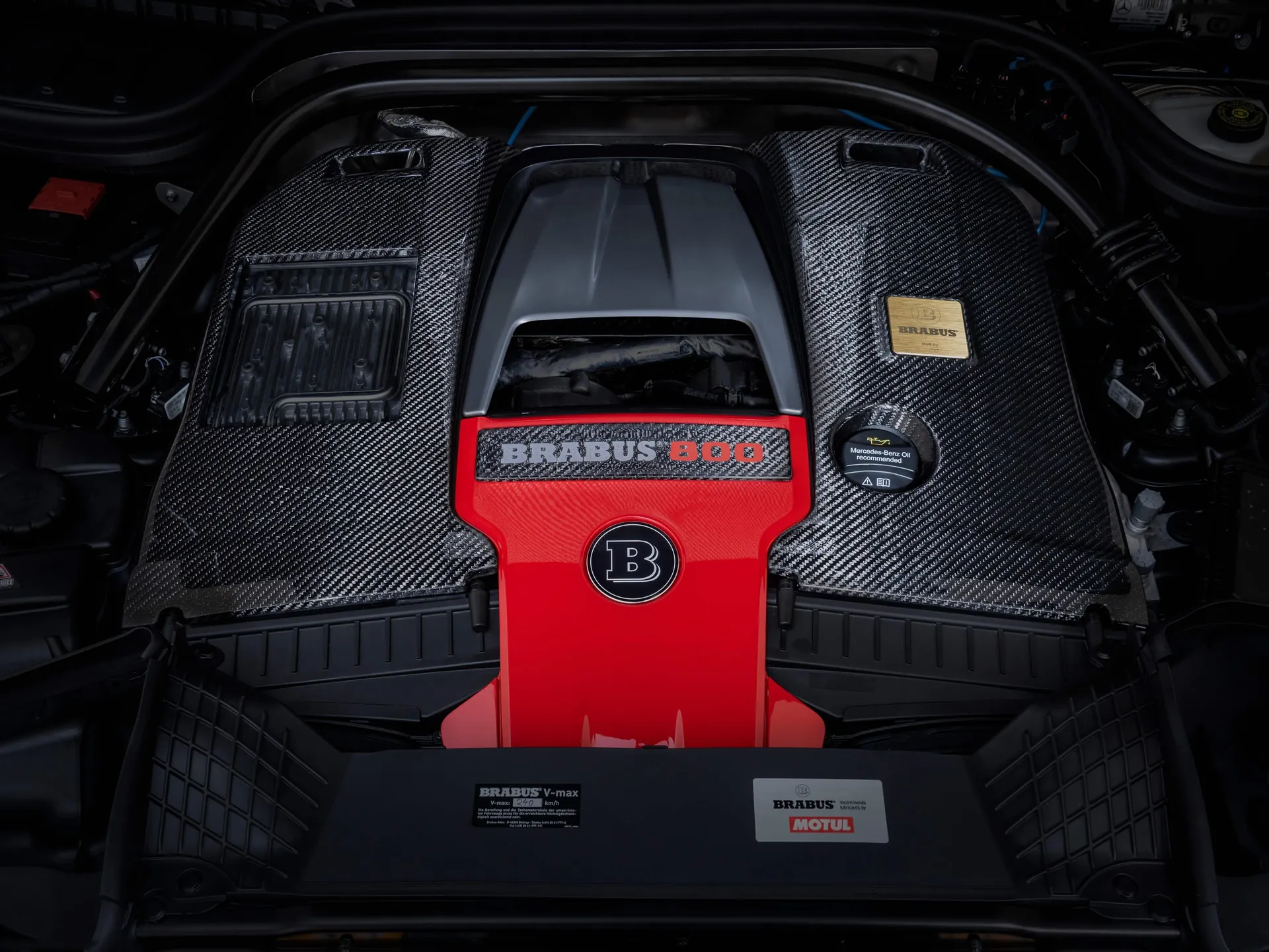 Brabus 800 Adventure XLP (2020) – motorový prostor