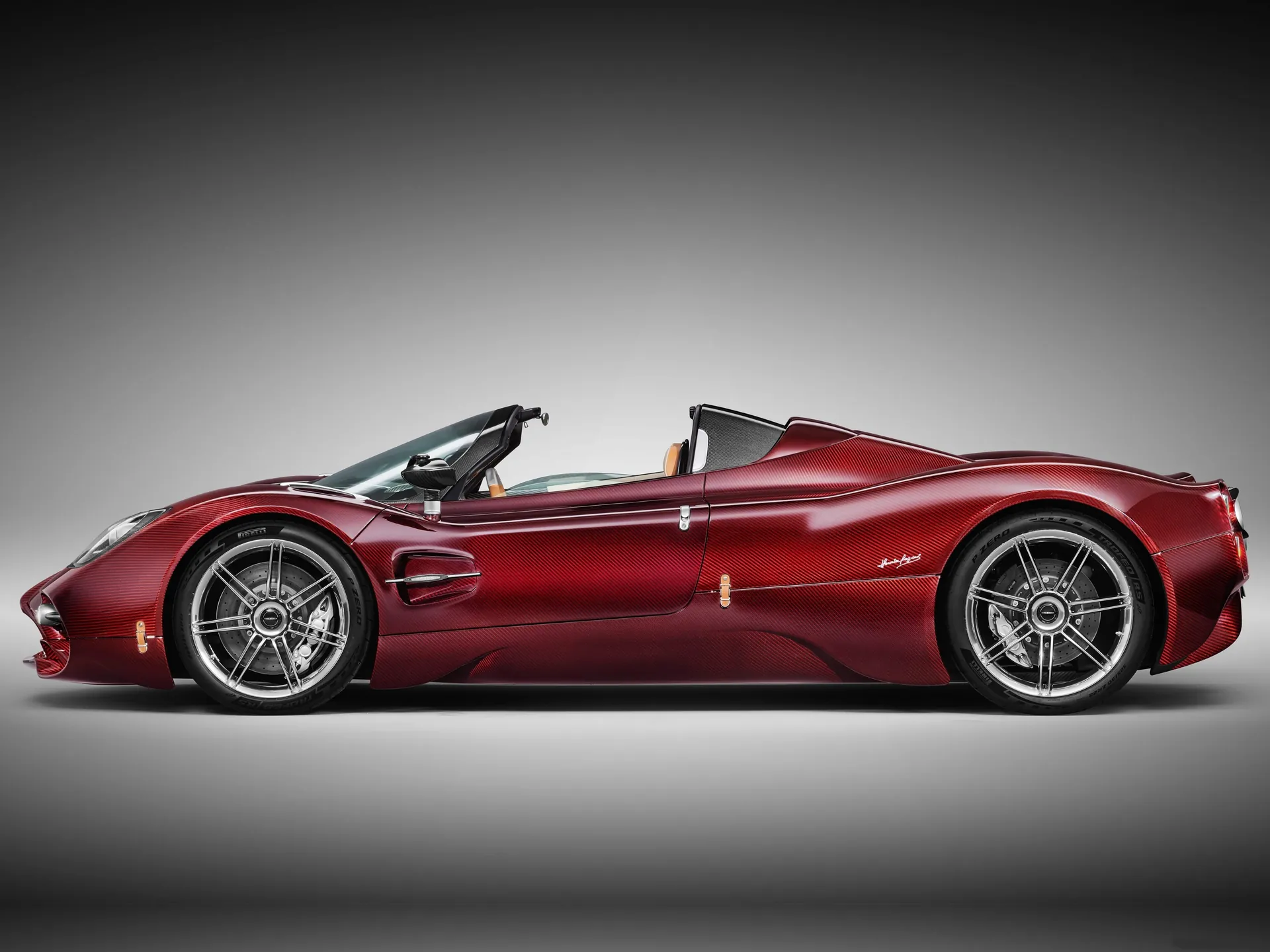 Pagani Utopia Roadster (2025) – boční profil