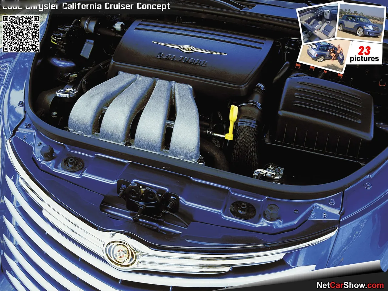 Chrysler California Cruiser Concept (2002) – motorový prostor