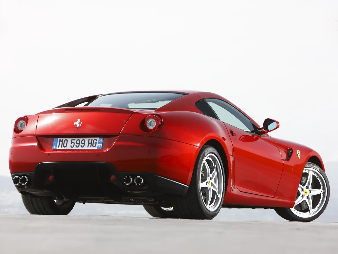 Ferrari 599 GTB Fiorano HGTE (2010) - Rear Three-Quarter