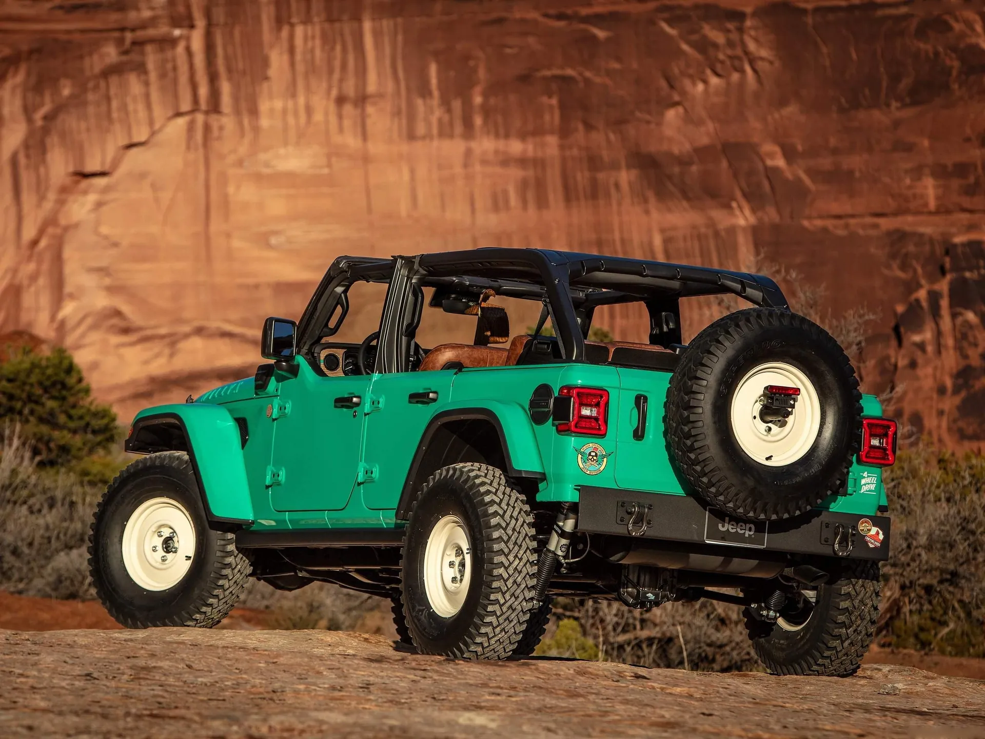 Jeep Willys Dispatcher Concept (2024) – zadní tříčtvrteční pohled