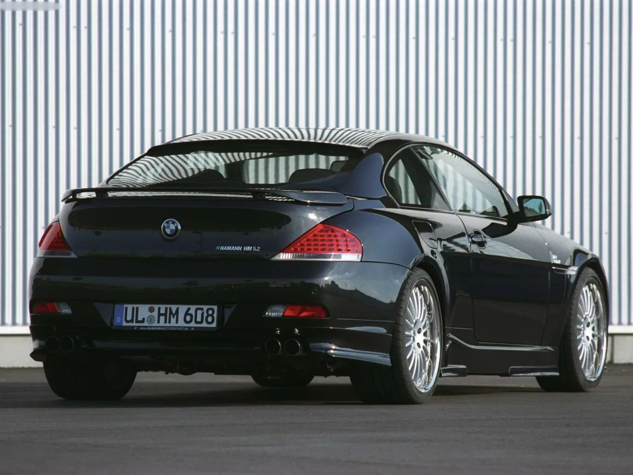 Hamann BMW 6er Coupe 645Ci (2005) – zadní tříčtvrteční pohled