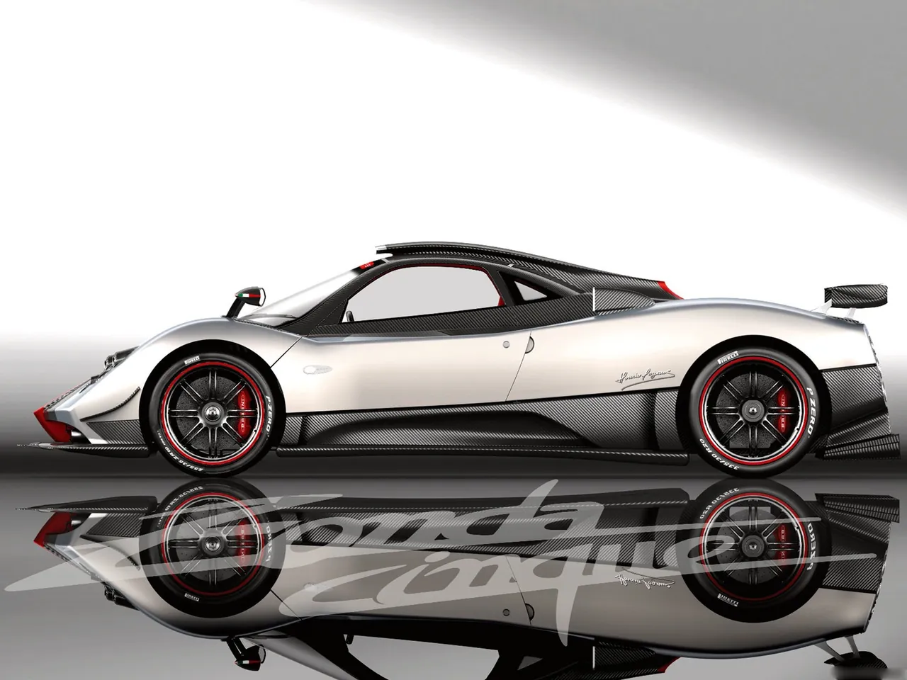 Pagani Zonda Cinque (2009) – boční profil