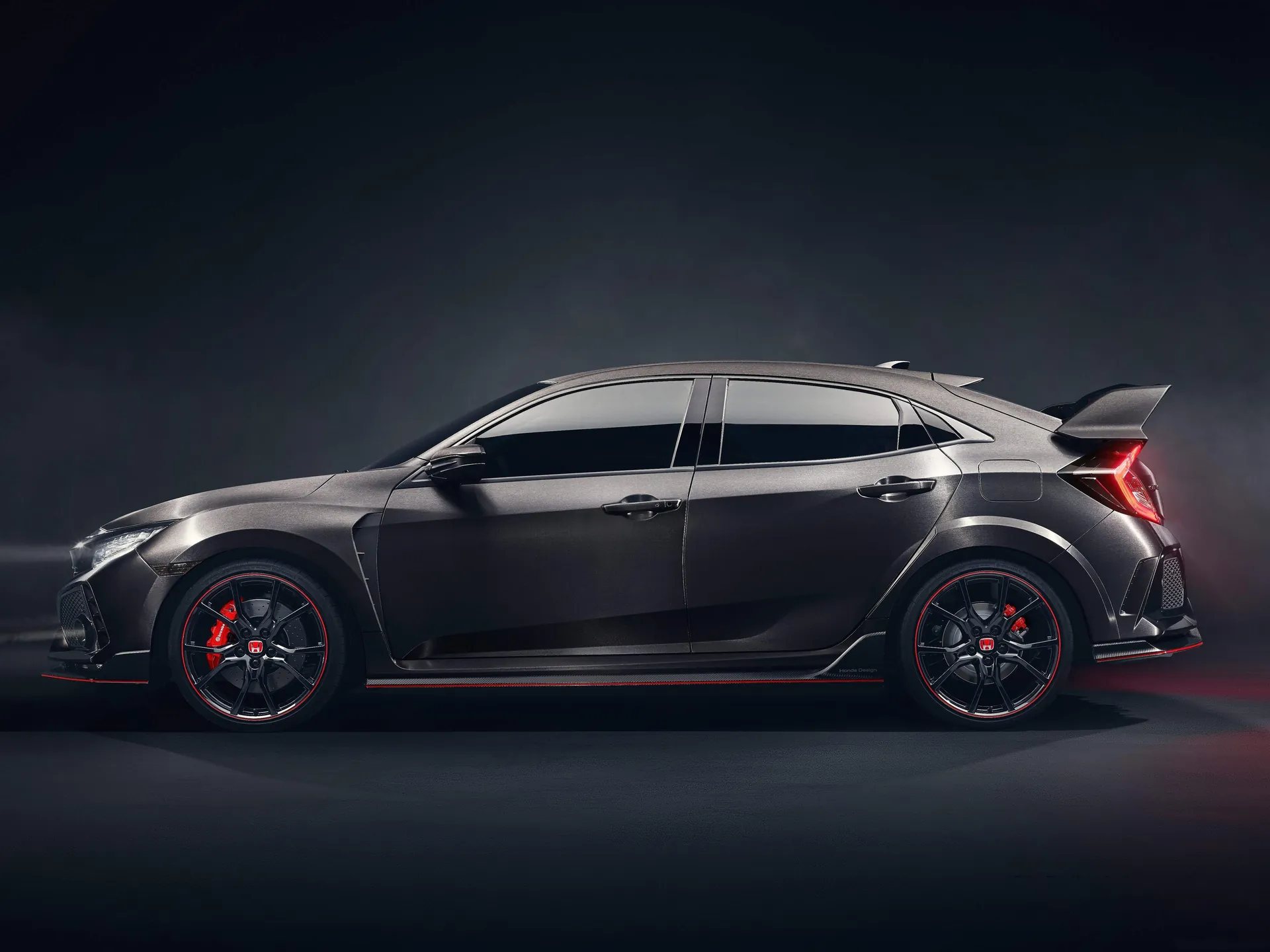 Honda Civic Type R Concept (2016) – boční profil