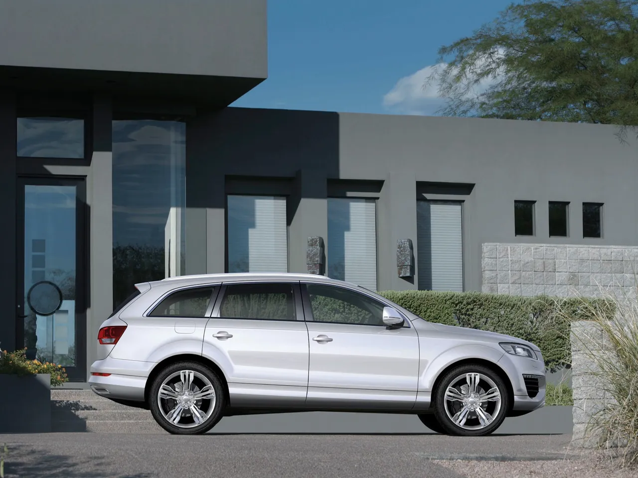 Audi Q7 V12 TDI (2007) – boční profil