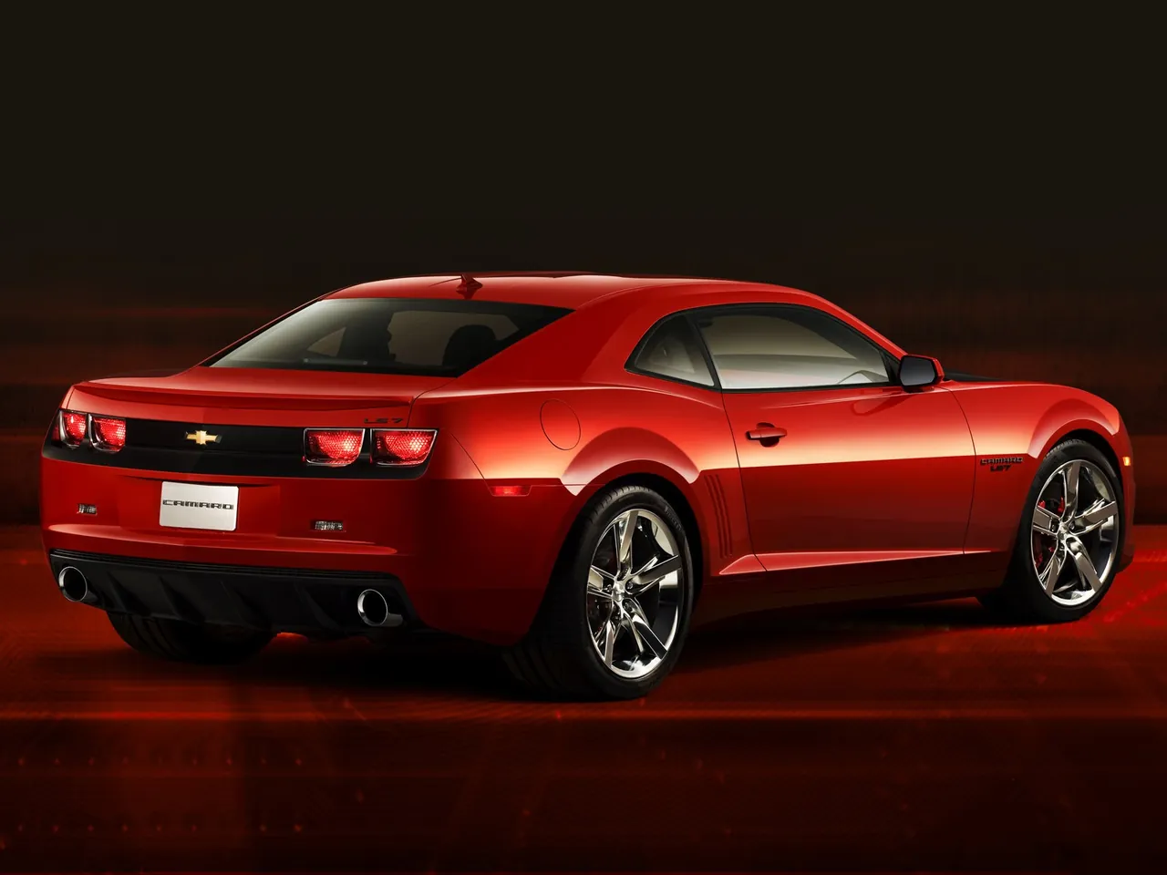 Chevrolet Camaro LS7 Concept (2008) – zadní tříčtvrteční pohled