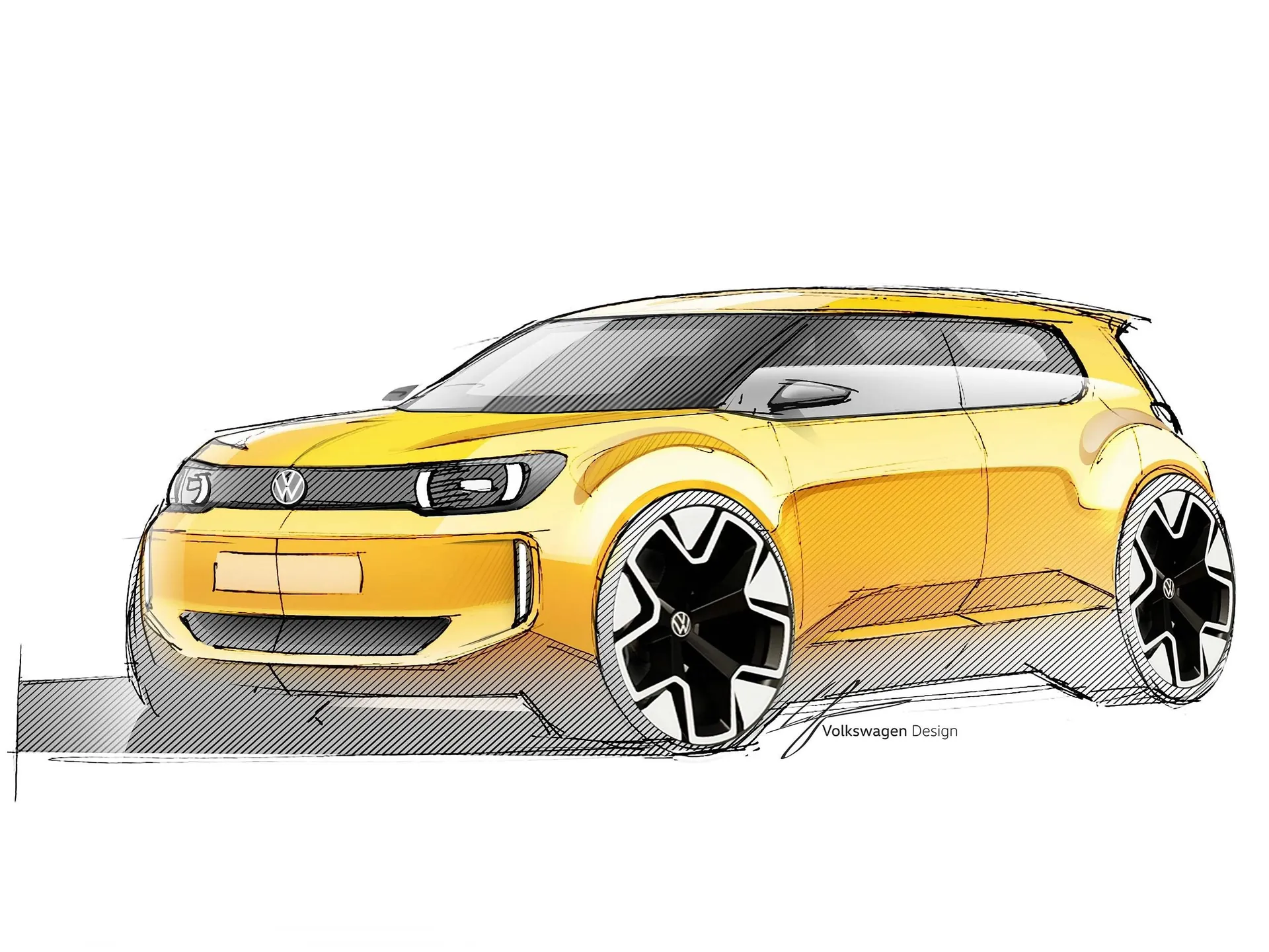 Volkswagen ID.Every1 Concept (2025) – designové skici