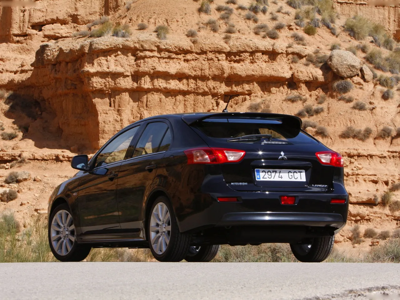 Mitsubishi Lancer Sportback (2009) - Rear Three-Quarter
