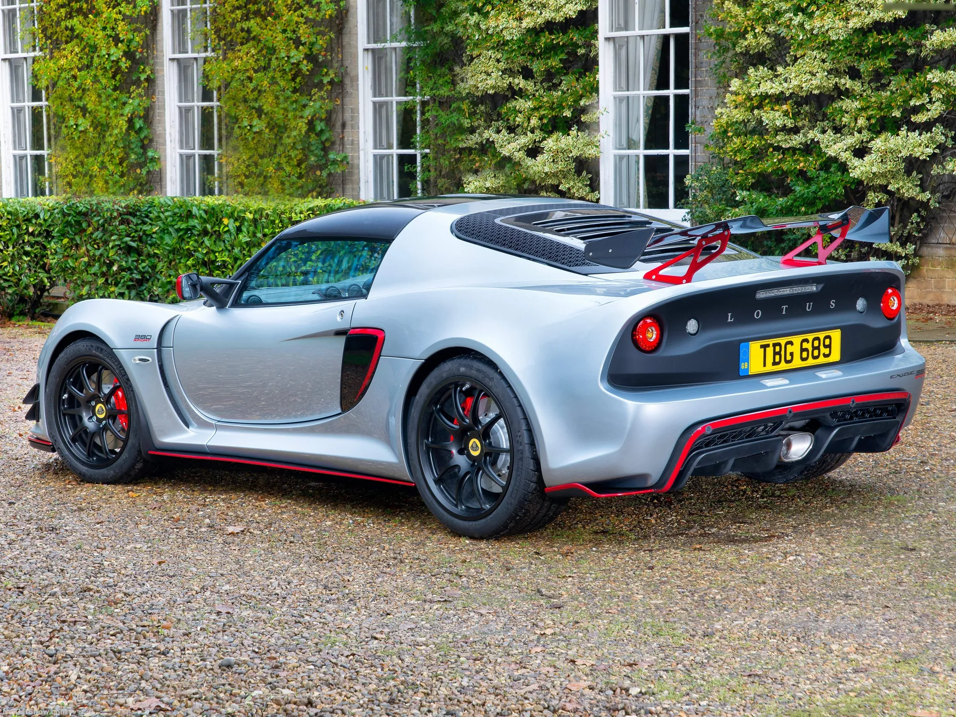 Lotus Exige Sport 380 (2017) – zadní tříčtvrteční pohled