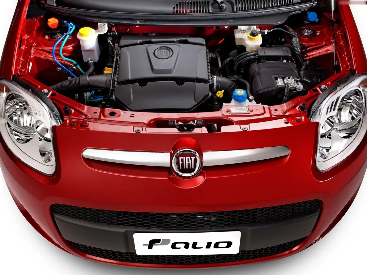 Fiat Palio (2012) – motorový prostor
