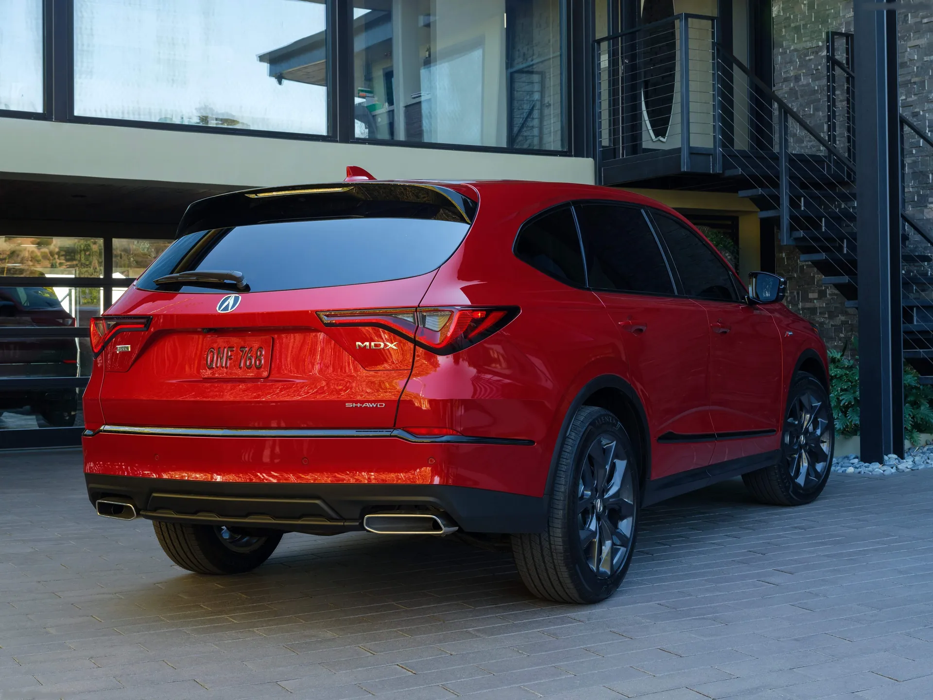 Acura MDX (2022) – zadní tříčtvrteční pohled