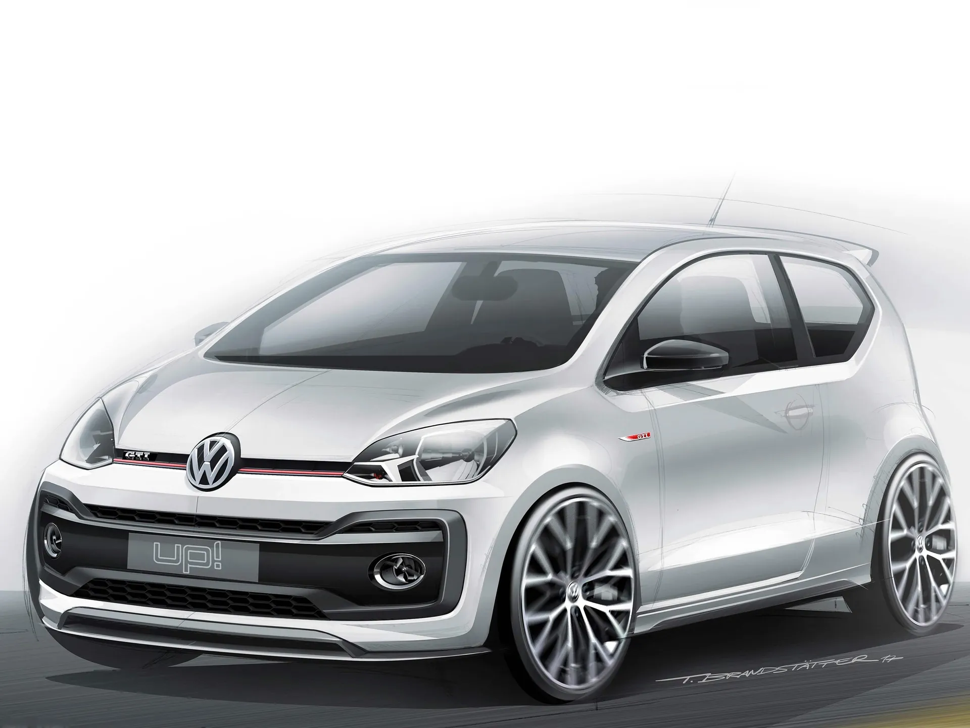 Volkswagen Up GTI Concept (2017) - Design Sketches
