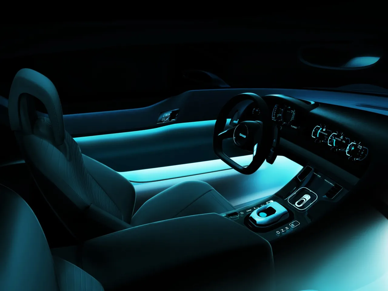 Saab Aero X Concept (2006) – interiér