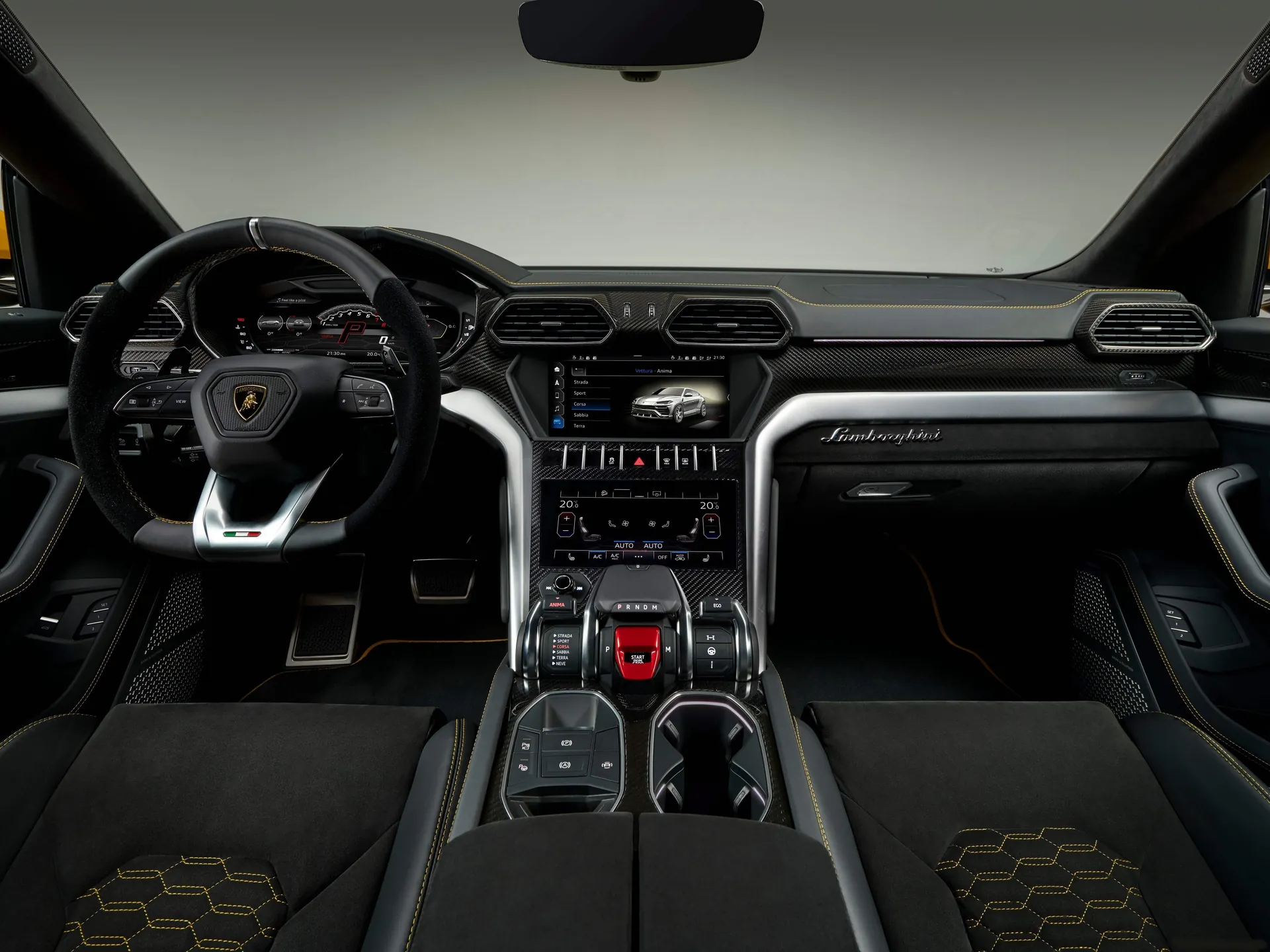 Lamborghini Urus (2019) – interiér