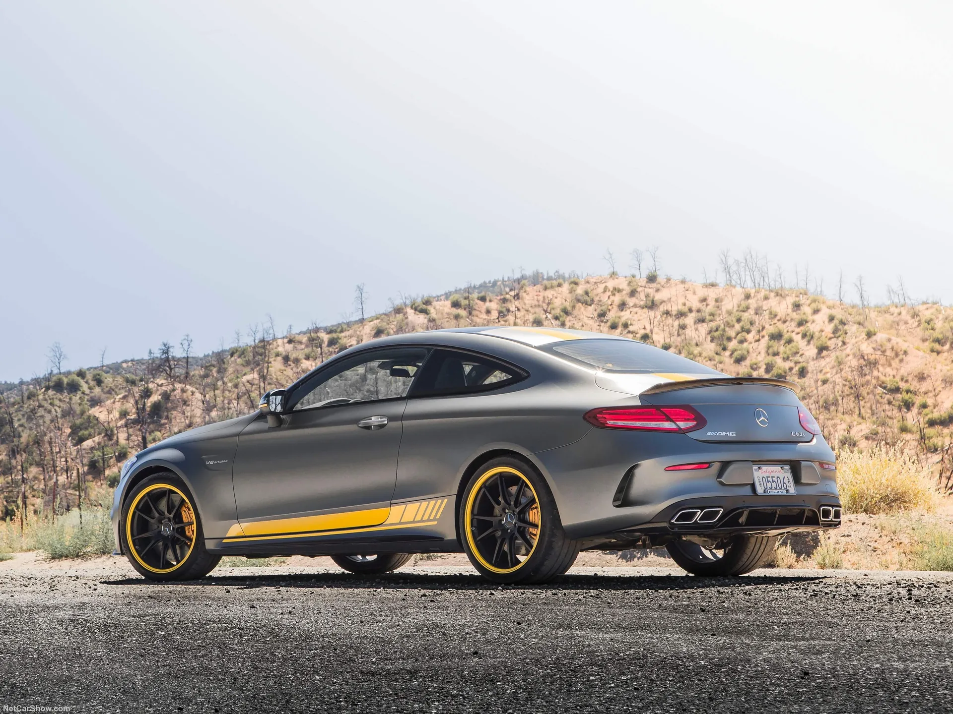 Mercedes-Benz C63 AMG Coupe Edition 1 (2017) - Rear Three-Quarter