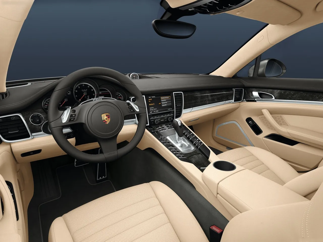 Porsche Panamera Turbo S (2012) – interiér